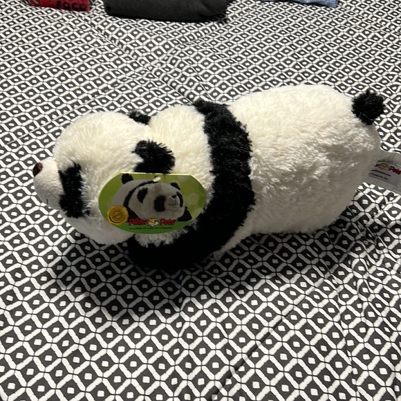 ❗️FINAL❗️ 🆕 PILLOW PETS Comfy Panda Plush Pillow/Pet 🔴 - Picture 3 of 8